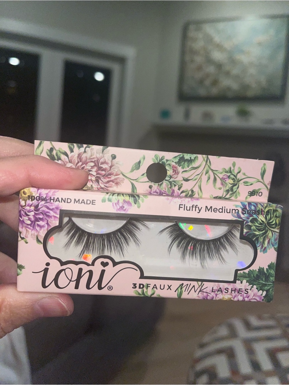 New Ioni 3D Mink Lashes Fluffy Medium Seashell